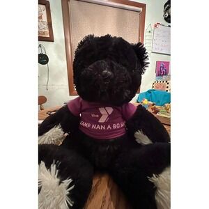 YMCA Camp Nan A Bo Sho Black Bear Plush Toy